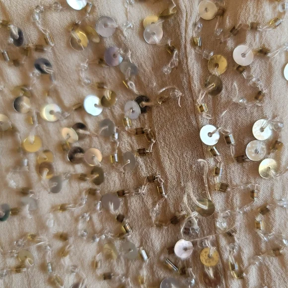 Aidan Mattox Cutout Beaded Silk Dress, 14, Used - Picture 13 of 15